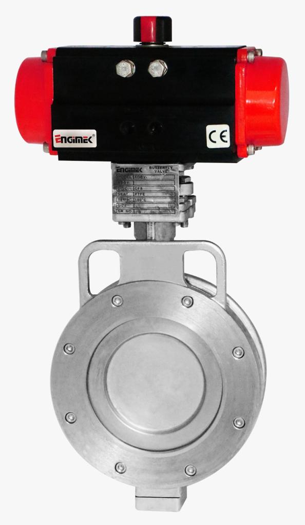 Pneumatic Offset Disc Butterfly Valve